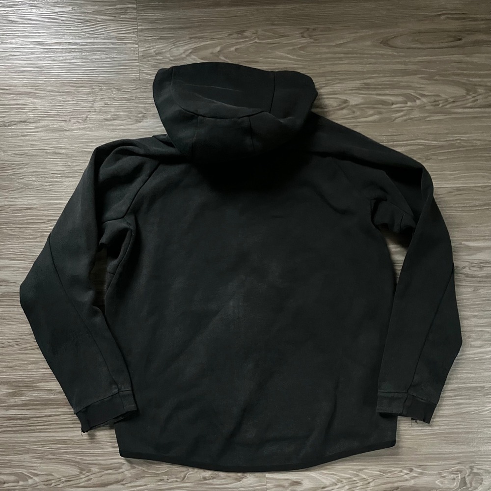 Nike Tech Fleece Full Zip Hoodie Athletic Gym Black Mens Large 805144-010 - Picture 2 of 9